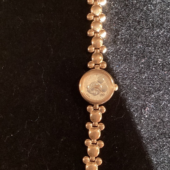 Disney Accessories - Disney Gold Mickey Mouse Watch